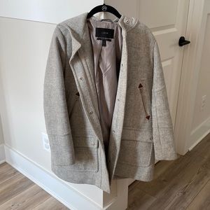J Crew Gray Peacoat